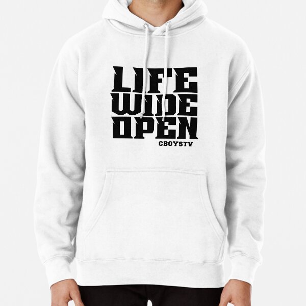 Cboystv Merch Life Wide Open Pullover Hoodie RB1810 product Offical cboystv Merch