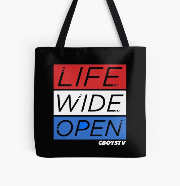 Cboystv Life Wide Open Rwb Factory Race Merch All Over Print Tote Bag RB1810 product Offical cboystv Merch