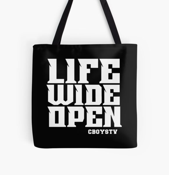 Cboystv Merch Life Wide Open All Over Print Tote Bag RB1810 product Offical cboystv Merch